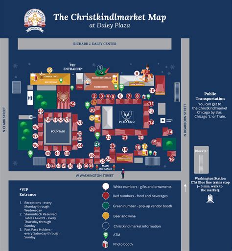 Chicago Market Map & Vendors | Christkindlmarket