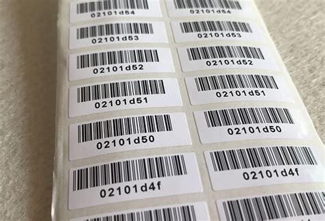 Sequentially Numbered Barcode Labels – China Sticker Print