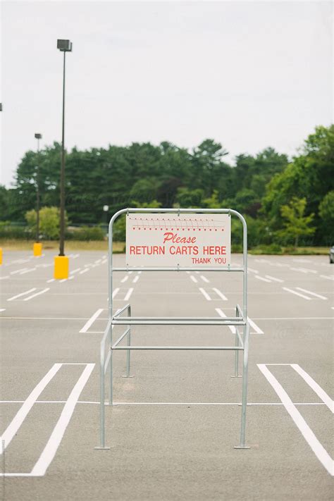 "Empty Grocery Store Parking Lot In Suburbia" by Stocksy Contributor ...