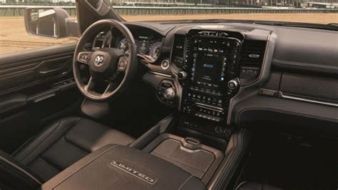 2020 Ram 1500 interior with Rebel, Limited, Laramie and Longhorn