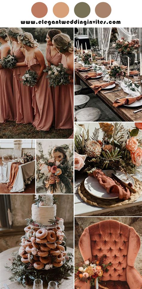 Trends for 2021- 8 Different Rust-Colored Wedding Palettes to Inspire - Elegantweddinginvites ...