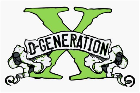 Logo Wwe Dx D Generation X, HD Png Download - kindpng