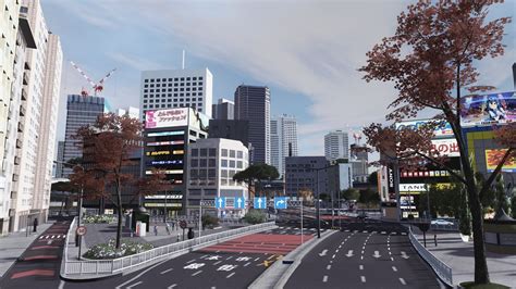 Japanese street view : CitiesSkylines