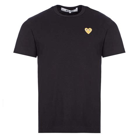 The Luxe Culture – CDG Logo Gold Heart Black