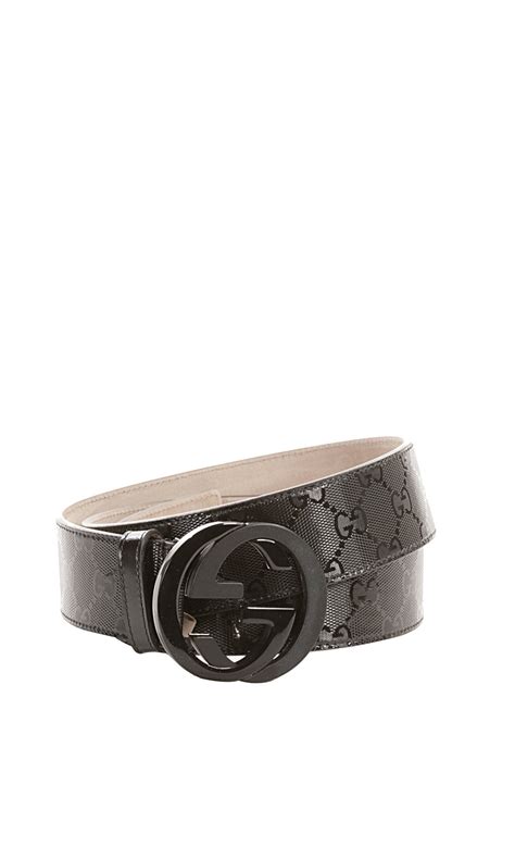 Gucci Belt - Buckle in Black for Men | Lyst