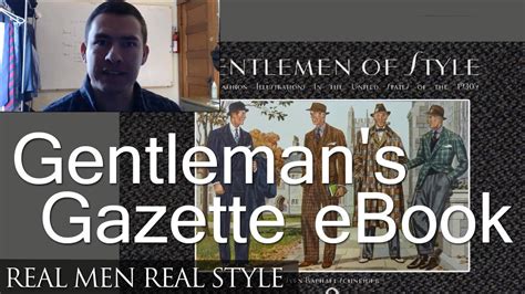 Gentleman Of Style - New eBook over at Gentleman's Gazette - Review ...