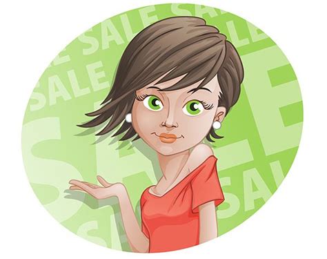 Shopping girl vector character featuring awesome overall look and feel #girl #character #vector ...