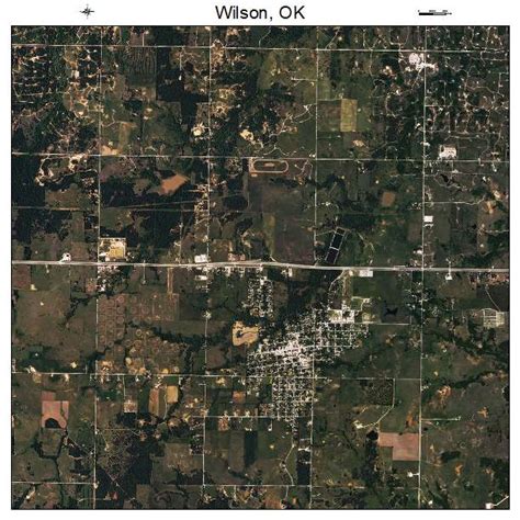 Aerial Photography Map of Wilson, OK Oklahoma