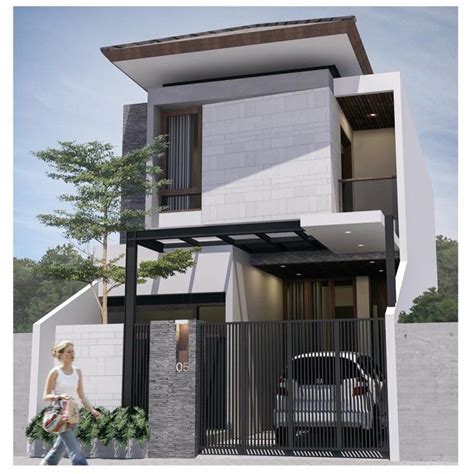 Foto Desain Rumah Minimalis Modern 2 Lantai | Desain rumah, Rumah minimalis, Desain rumah minimalis