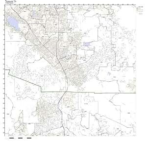 Amazon.com: Temecula, CA ZIP Code Map Laminated: Home & Kitchen