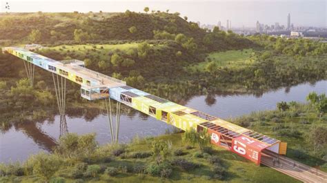 World's First Shipping Container Bridge Over Tel Aviv's Trash Mountain | Environment News