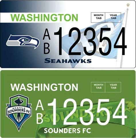 Washington State New Licence Plates | Seattle sports, Washington state ...