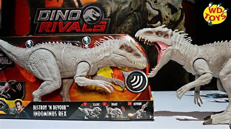 Jurassic World Dino Rivals Destroy N Devour Indominus Rex Toy Dinosaur 23” Long Jumbo ...