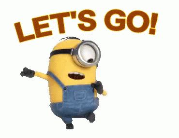 Minions Lets Go GIF - Minions LetsGo - Discover & Share GIFs