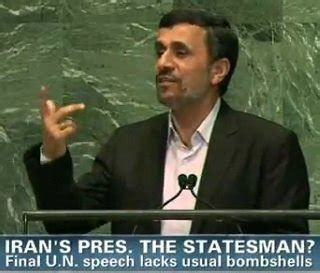 President Ahmadinejad of Iran Delivered Speech at United Nation | MOMENTS Journal