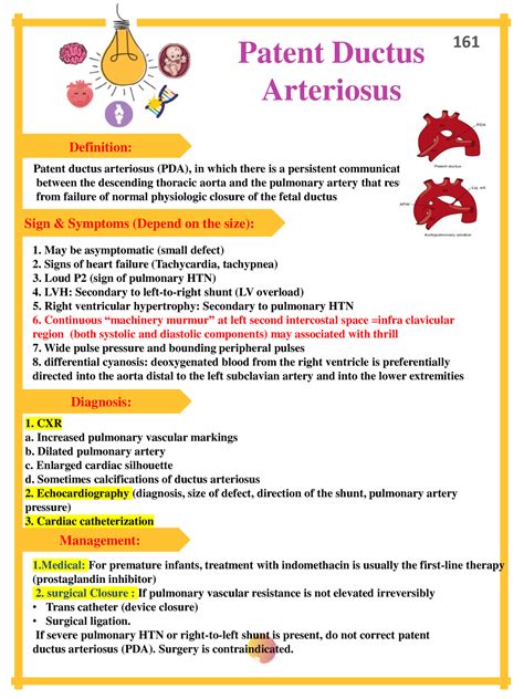 Cardiology-41 - Cardiology - Patent Ductus Arteriosus Definition: Sign & Symptoms (Depend on the ...