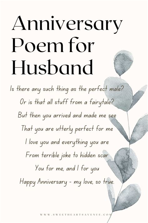 Husband Anniversary Poem Lyrics – LYRICSTHOUGHT.COM