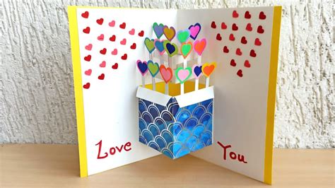 DIY - 3D Pop Up Birthday Card | How to make Special Birthday Card for ...