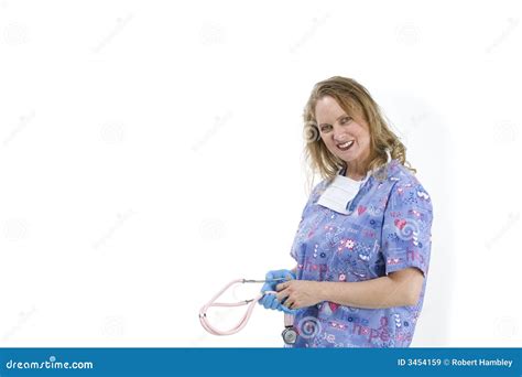 Female Doctor In Scrubs Royalty Free Stock Images - Image: 3454159