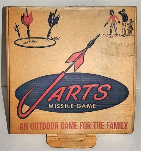 VINTAGE JARTS The Missile Game Lawn Darts BOX ONLY #Jarts | Lawn darts ...