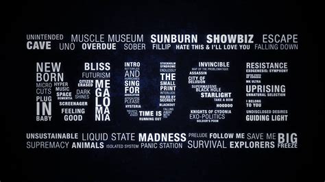 Download Typography Word Black & White Muse (Band) Music Muse HD Wallpaper