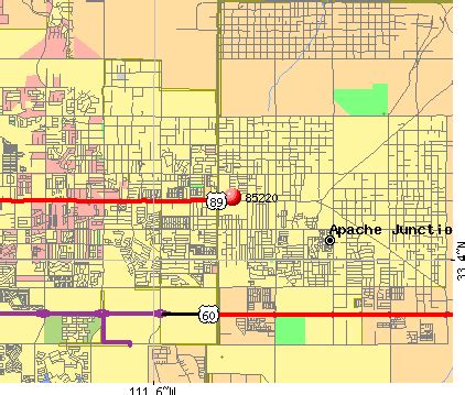 Arizona Map Apache Junction