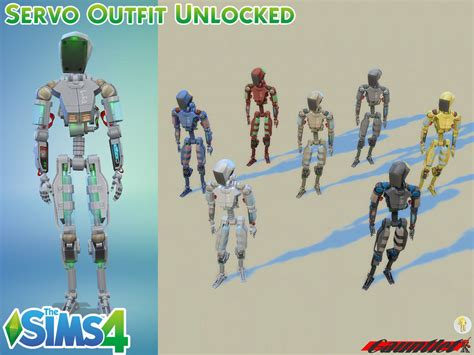 Sims4 Servo Outfit Unlocked by Gauntlet101010 on DeviantArt