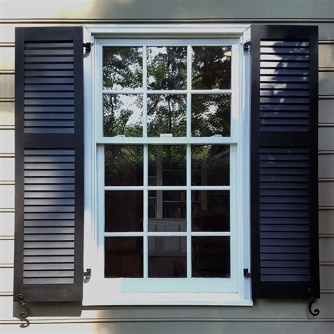 Exterior Black Shutters on Your House | Black shutters, Shutters ...