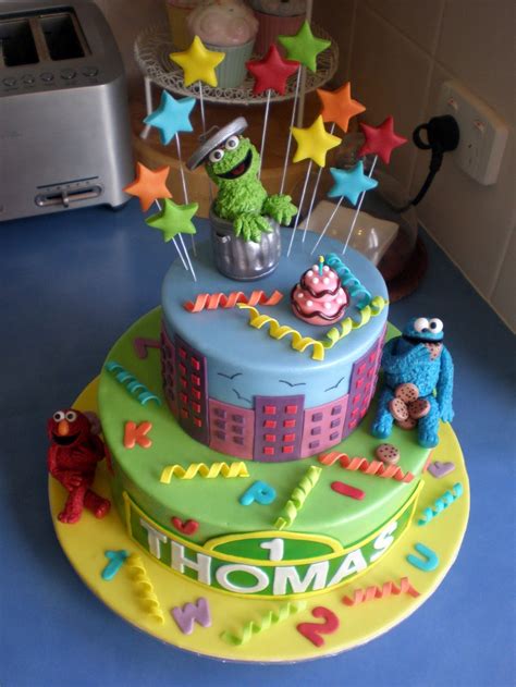 Sugar Siren Cakes Mackay: Sesame Street Birthday Cake