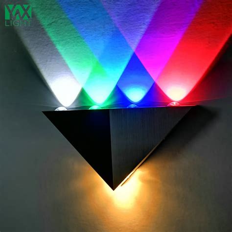 YWXLight 5W Triangle Creative LED Wall Lamp Corridor Aisle Lights Bar Bedroom Living Room Wall ...