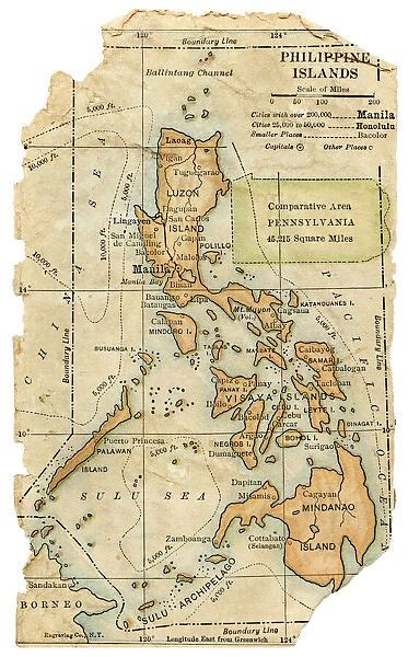 Philippines map 1898 Our beautiful Wall Art and Photo Gifts include ...