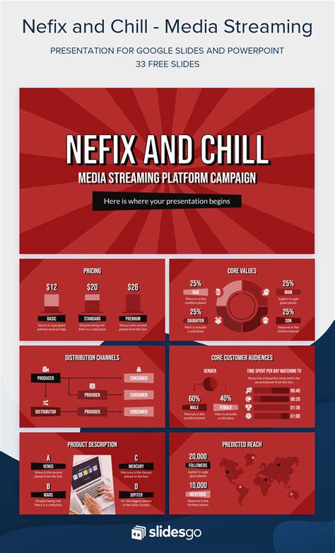 Series and Chill - Media Streaming Platform Campaign | Presentation slides design, Powerpoint ...