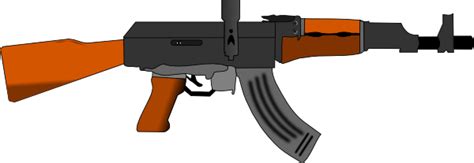 Ak47 Gun Clip Art at Clker.com - vector clip art online, royalty free & public domain