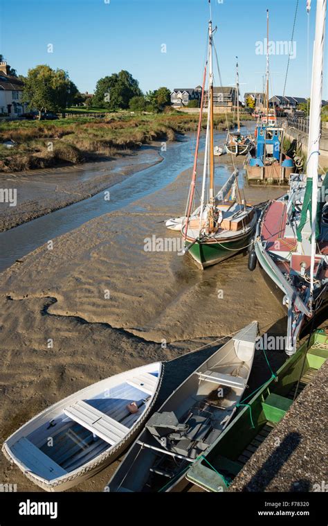 Faversham Creek, Faversham, Kent, England, United Kingdom Stock Photo ...