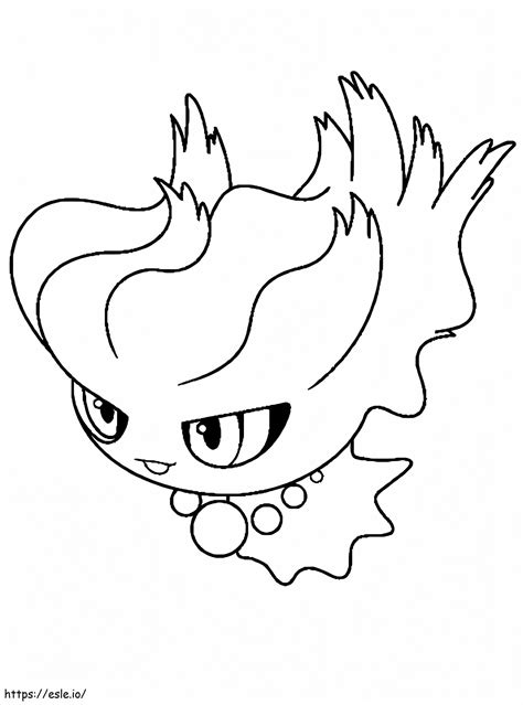 Misdreavus Pokemon coloring page