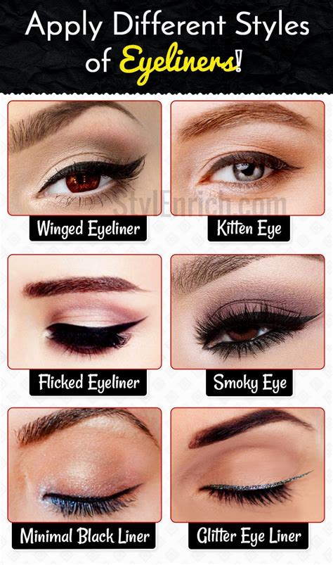 Eyeliner Styles : How to Apply Different Styles of Eyeliners?