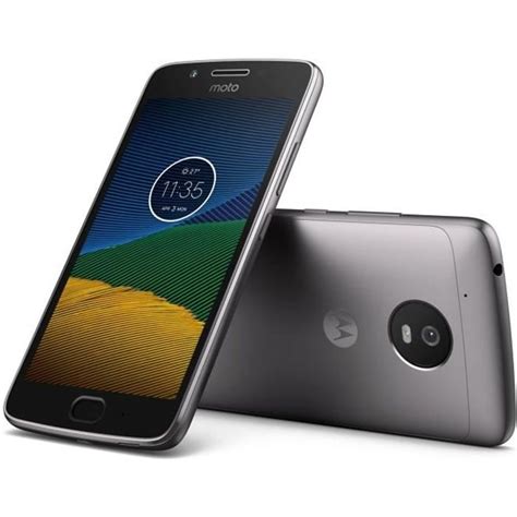 Motorola Moto G5 Double SIM 16 Go Lunar Grey - Cdiscount Téléphonie