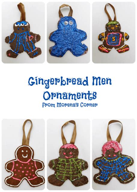 DIY Family of Gingerbread Men Ornaments - Morena's Corner