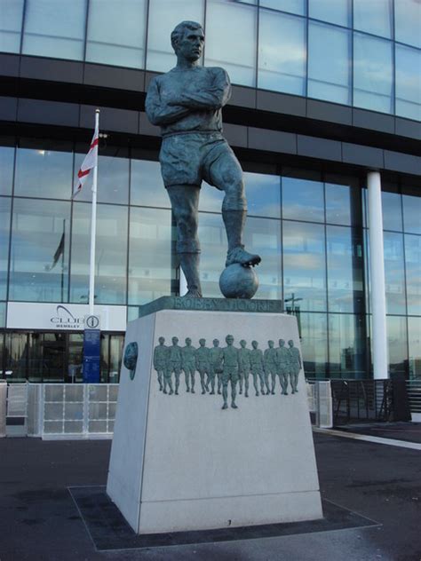 Bobby Moore Statue outside Wembley... © Oxyman cc-by-sa/2.0 :: Geograph Britain and Ireland