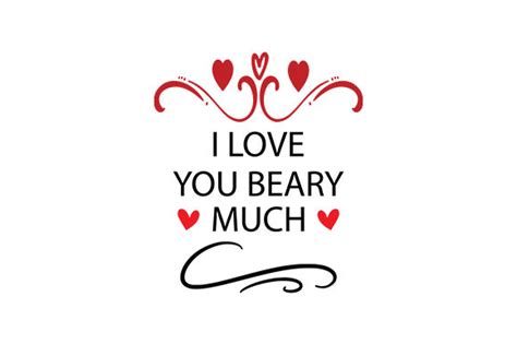 I Love You Beary Much Graphic by creativestudiobd1 · Creative Fabrica