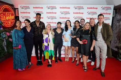 EastEnders takes top prize at Inside Soap Awards as stars pose on red ...