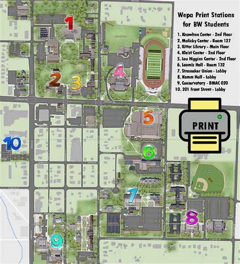 Baldwin Wallace Campus Map - Wynne Karlotte