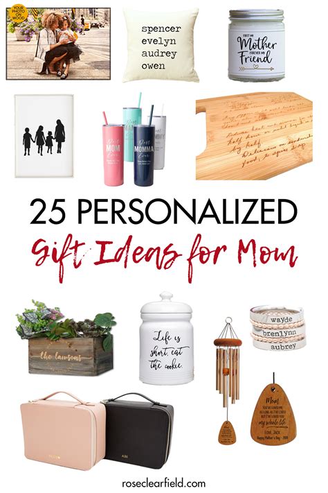 25 Personalized Gift Ideas for Mom • Rose Clearfield