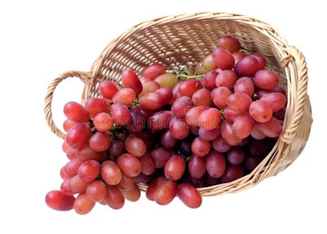 Grapes in basket stock photo. Image of isolate, market - 28096228