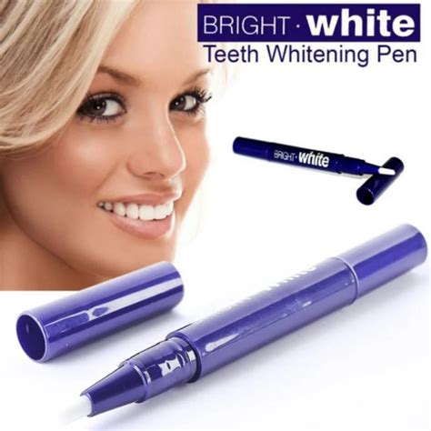 Bright White Teeth Whitening Gel Pen Teeth Whitening Bleaching System Tooth Gel Whitener Bleach ...