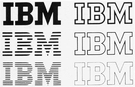 Paul Rand IBM Logo