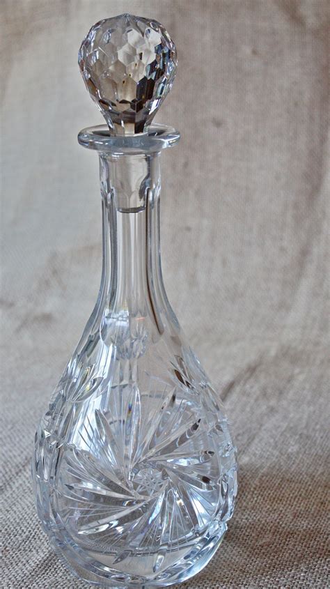 Vintage Crystal Decanter Barware