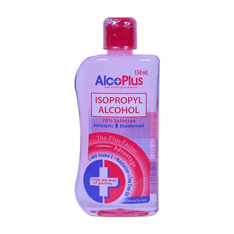 Alcoplus Isopropyl Alcohol 70% 150ml - Tacloban Ultrasteel Corporation