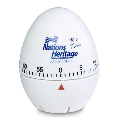 Custom Egg Timer- 60 Minutes | Promotional Egg Timer Wholesale