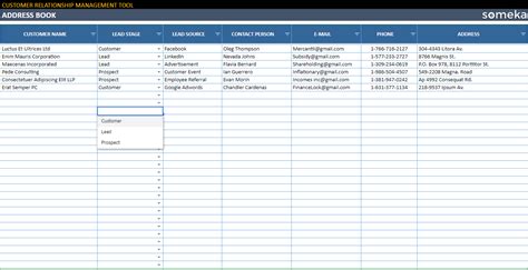 Google Sheets CRM Template [Instant DOWNLOAD]